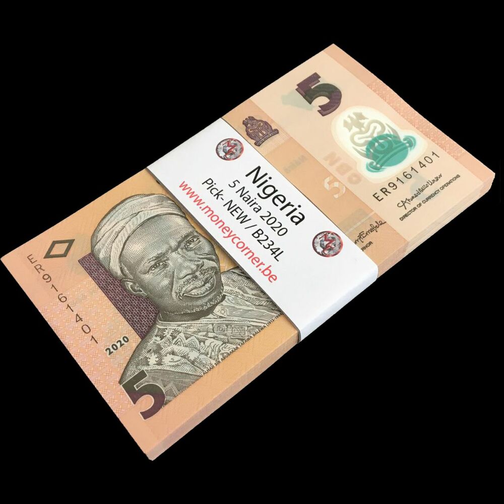 Nigeria - 5 Naira 2020 - Pick- NEW / B234l - Bundle 100 PCS