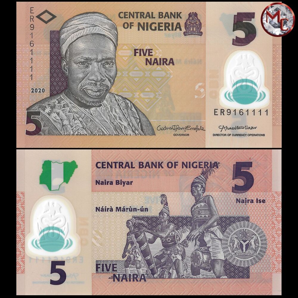 Nigeria - 5 Naira 2020 - Pick- NEW / B234L - Set 10 PCS