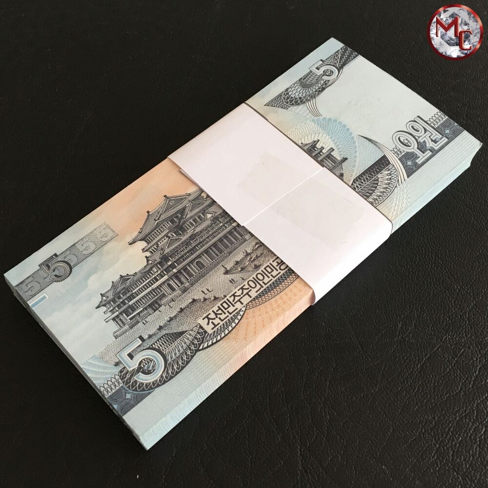 North Korea - 5 Won 1998 - Pick- 40b - B317a - Bundle 100 PCS - 