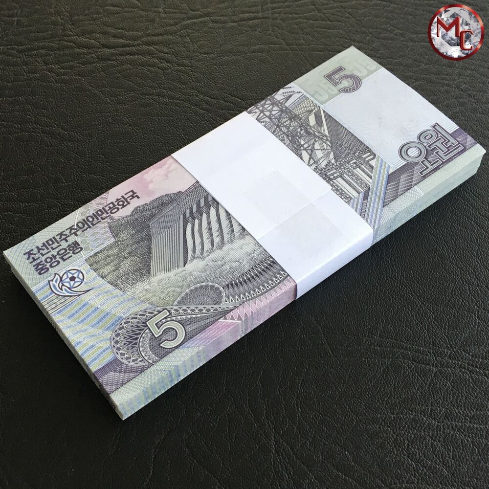 North Korea - 5 Won 2009 - Pick- 58s / B339as - Bundle 100 PCS
