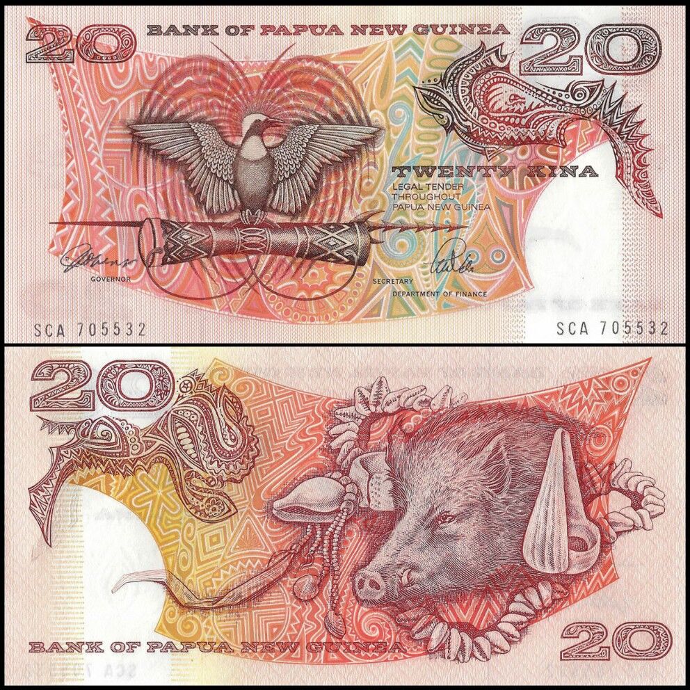 Papua New Guinea - 20 Kina 1981 - Pick- 10a / B111a - Set 10 PCS