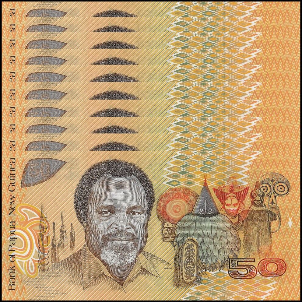 Papua New Guinea - 50 Kina 1988 - Pick- 11 / B112 - Set 10 PCS