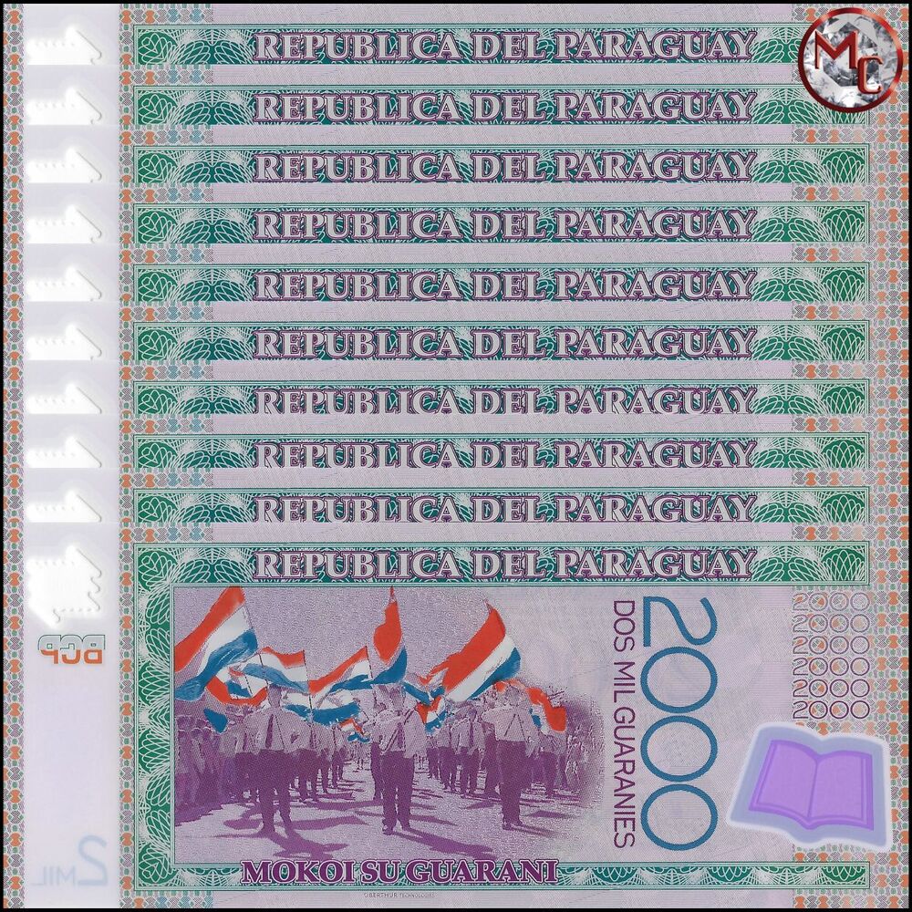 Paraguay - 2000 Guaranies 2008 - Pick- 228a / B846a - Set 10 PCS