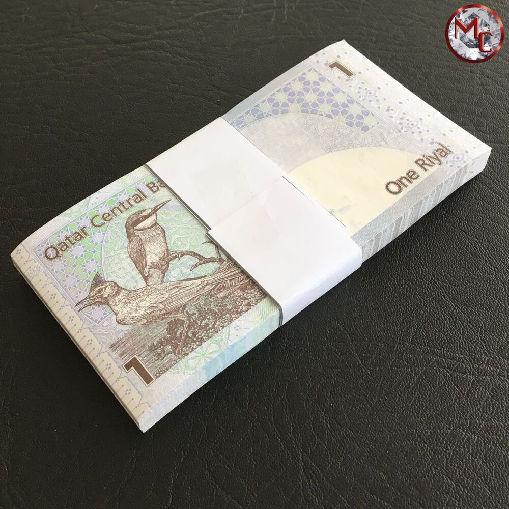 Qatar - 1 Riyal 2015 - Pick- 28 / B215b - Bundle 100 PCS