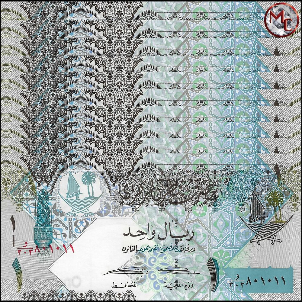 Qatar - 1 Riyal 2015 - Pick- 28b / B215b - Set 10 PCS