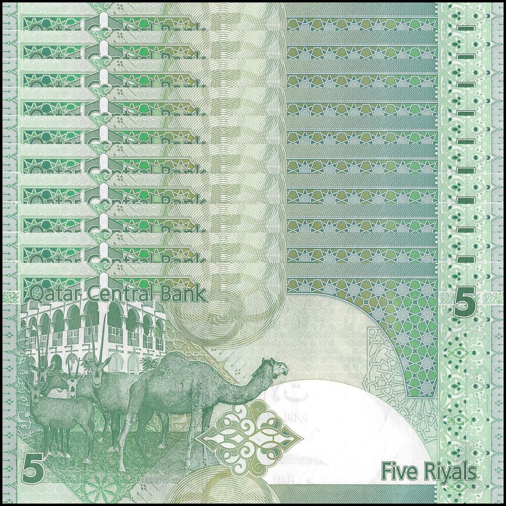 Qatar - 5 Riyals 2015 - Pick- 29 / B216b - Set 10 PCS