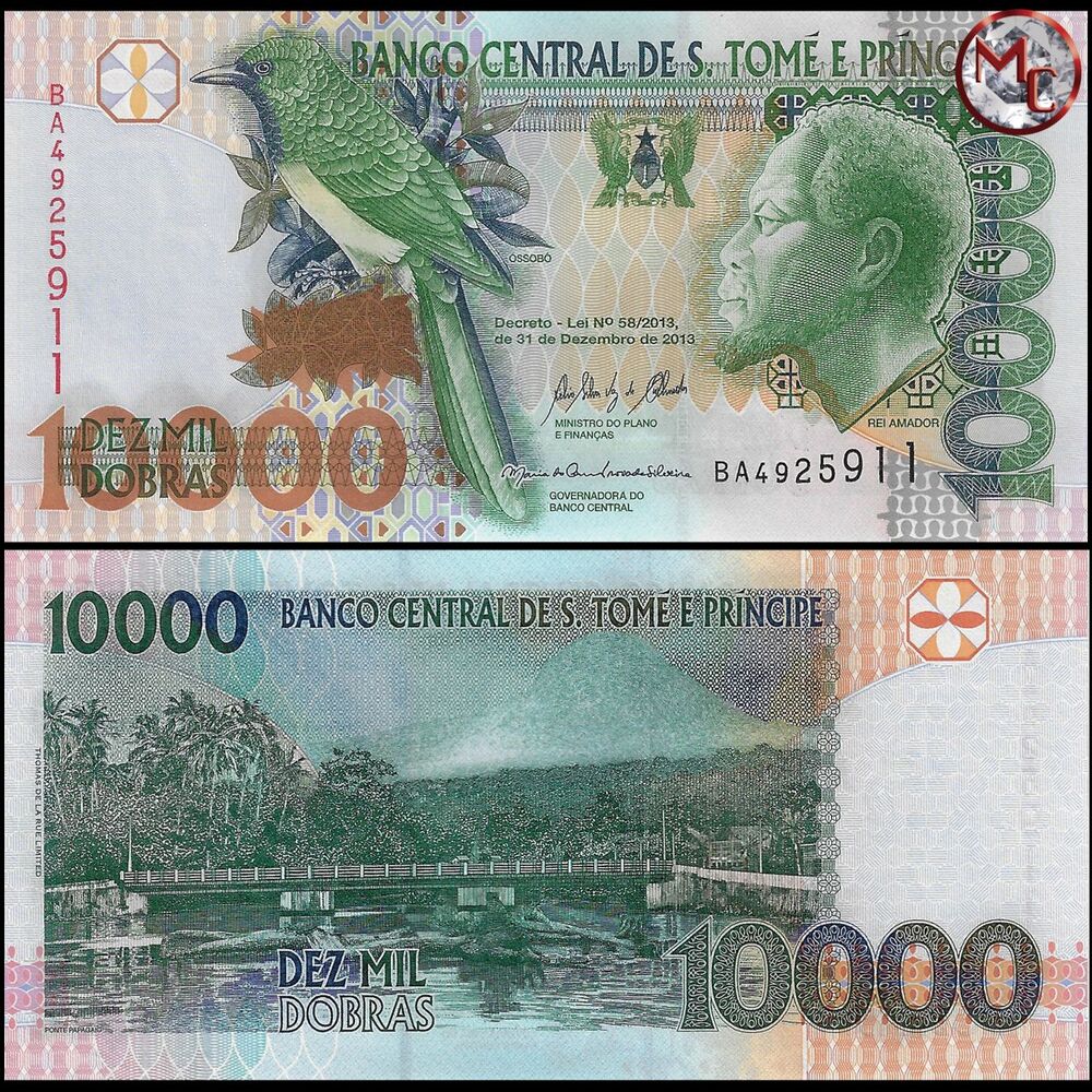 Saint Thomas and Prince - 10.000 Dobras 2013 - Pick- 66d / B304d - Set 10 PCS