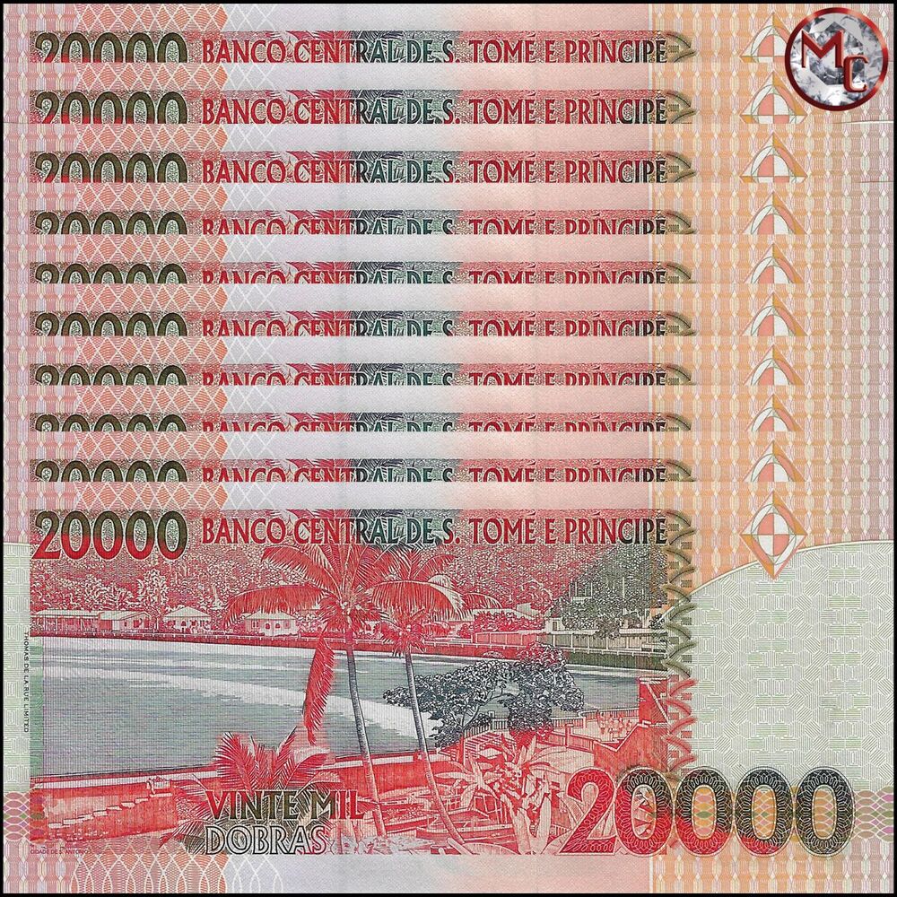 Saint Thomas and Prince - 20.000 Dobras 2004 - Pick- 67c / B305c - Set 10 PCS