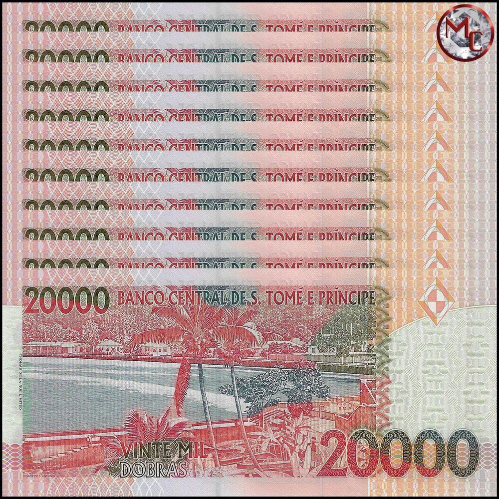 Saint Thomas and Prince - 20.000 Dobras 2013 - Pick- 67e / B305e - Set 10 PCS