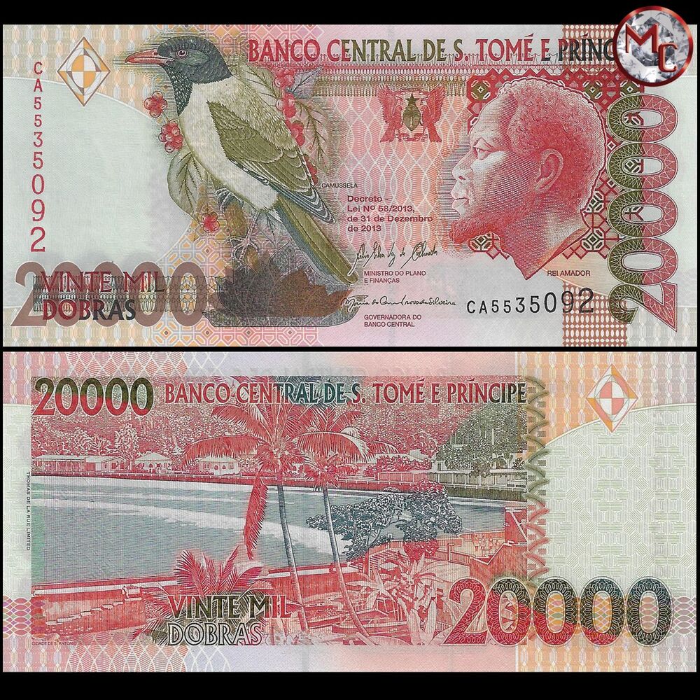 Saint Thomas and Prince - 20.000 Dobras 2013 - Pick- 67e / B305e - Set 10 PCS