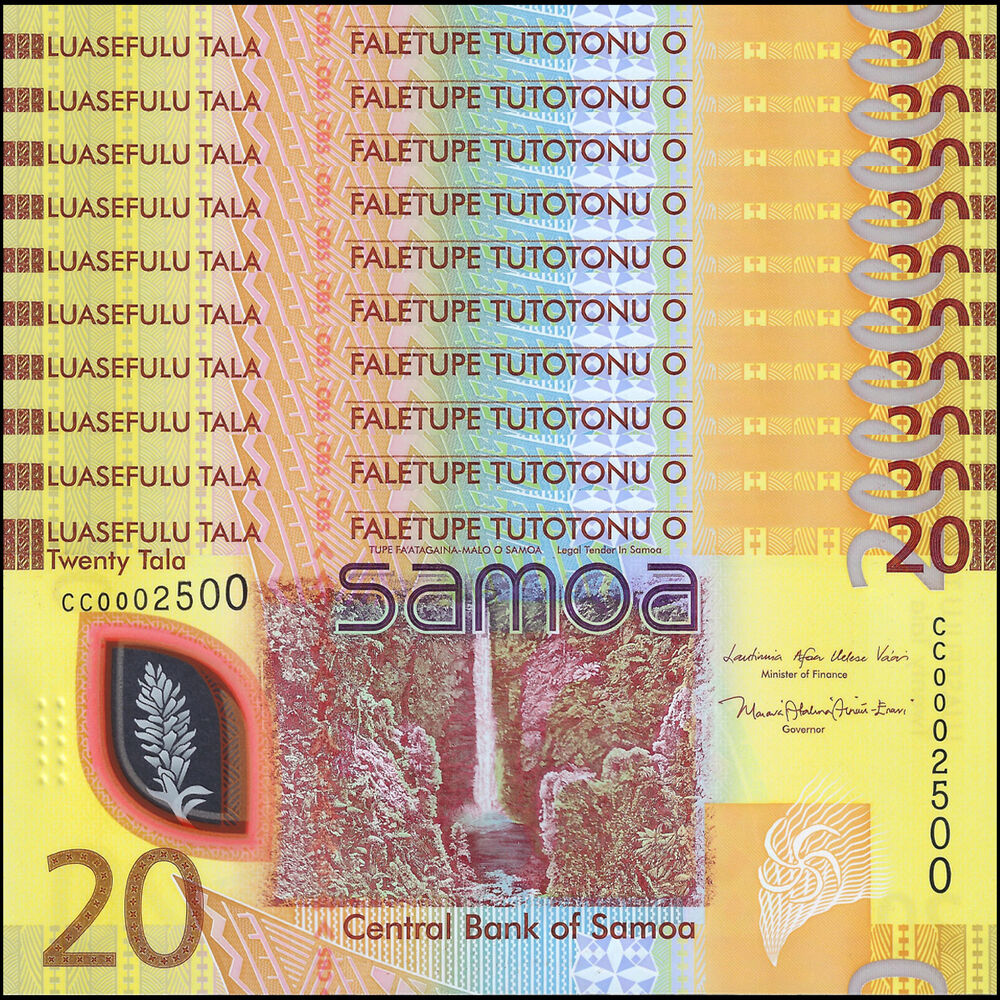 Samoa -  20 Tala 2024 - Pick # 49a - Set 10 PCS