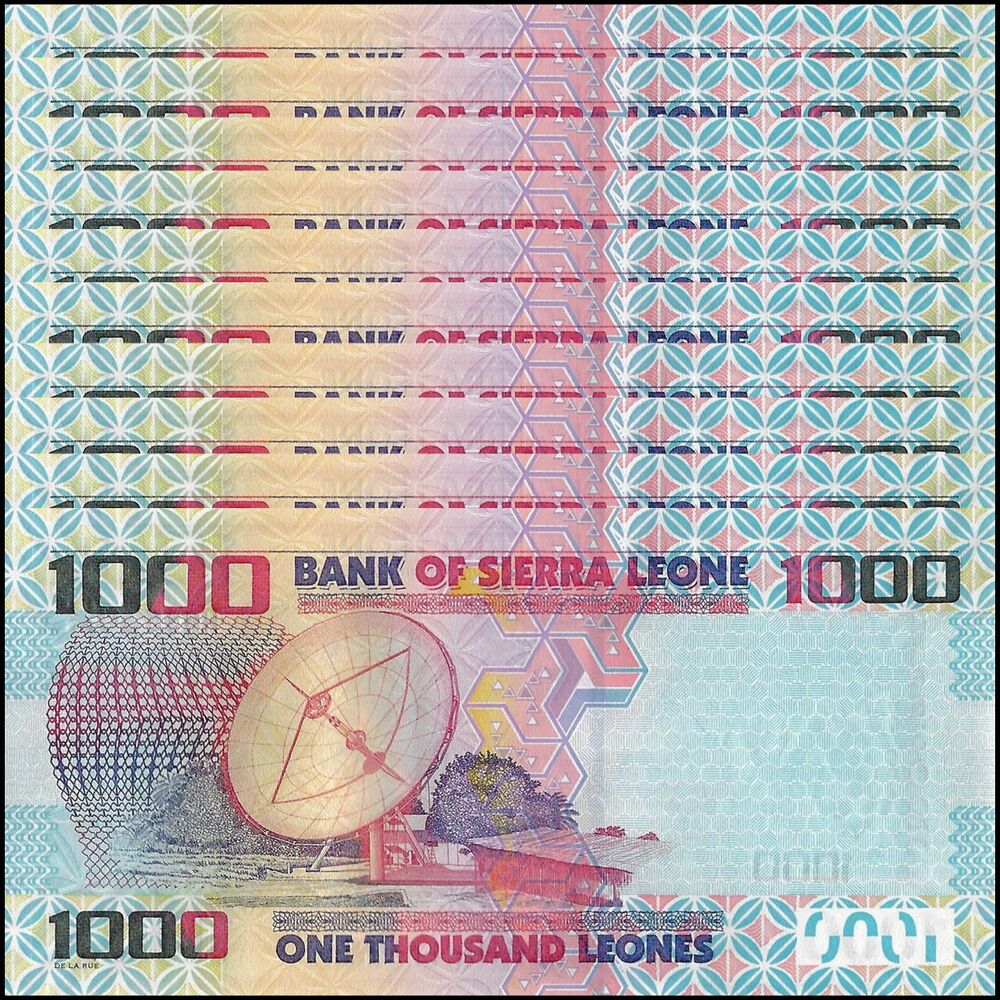 Sierra Leone - 1000 Leones 2020 - Pick- NEW / B125e - Set 10 PCS