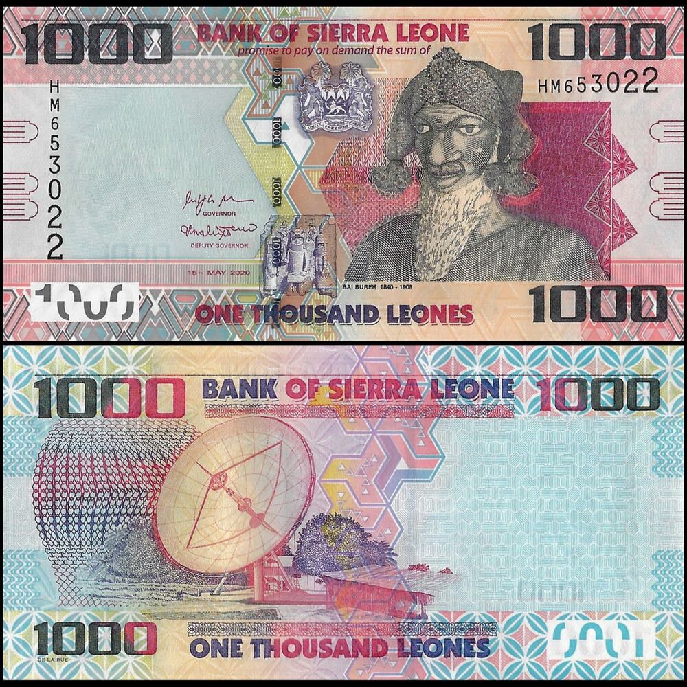 Sierra Leone - 1000 Leones 2020 - Pick- NEW / B125e - Set 10 PCS
