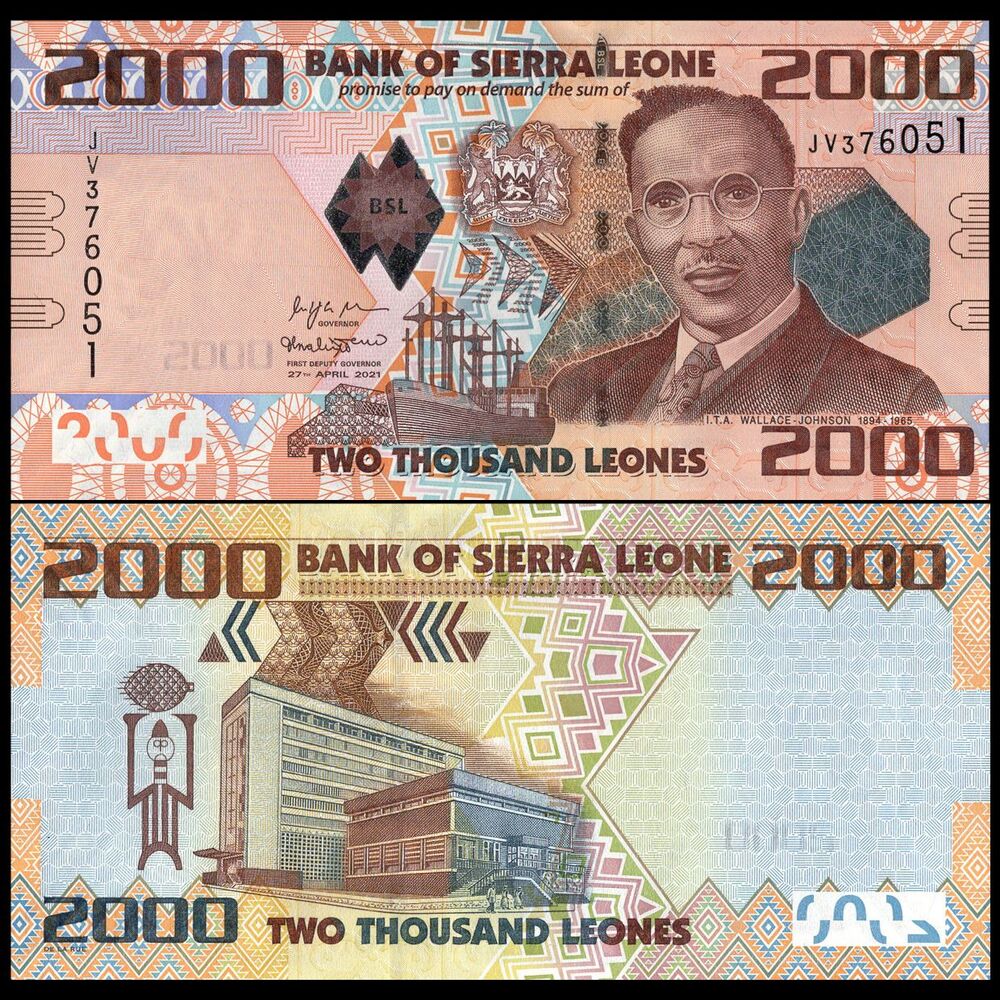 Sierra Leone - 2000 Leones 2021 - Pick- NEW / B126e - Bundle 100 PCS