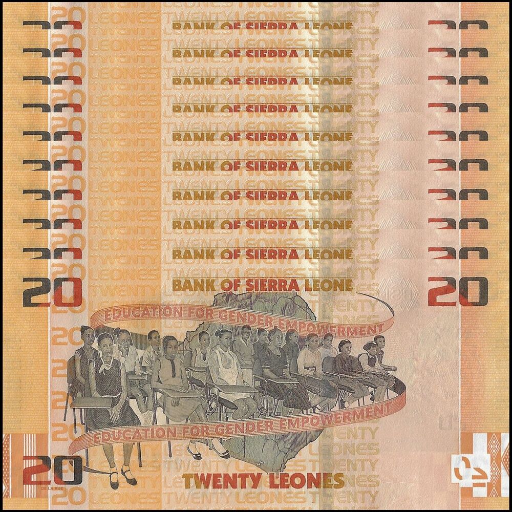 Sierra Leone - 20 Leones 2022 - Pick- NEW / B133 - Set 10 PCS