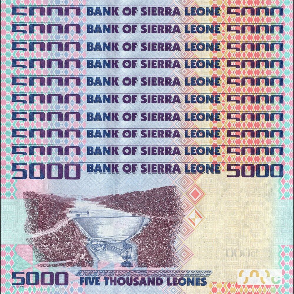 Sierra Leone - 5000 Leones 2021 - Pick- NEW / B127f - Set 10 PCS