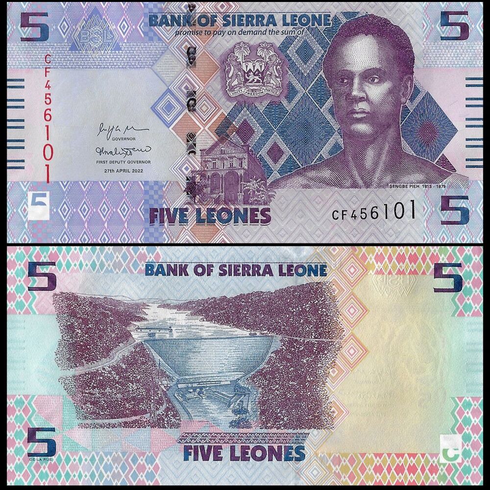 Sierra Leone - 5 Leones 2022 - Pick- NEW / B131 - Set 10 PCS