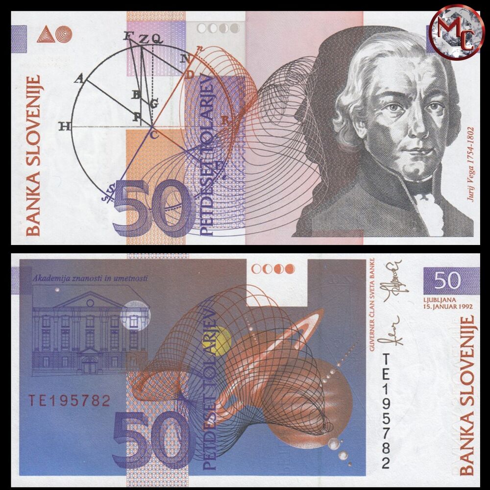 Slovenia - 50 Tolarjev 1992 - Pick- 13a - Set 10 PCS