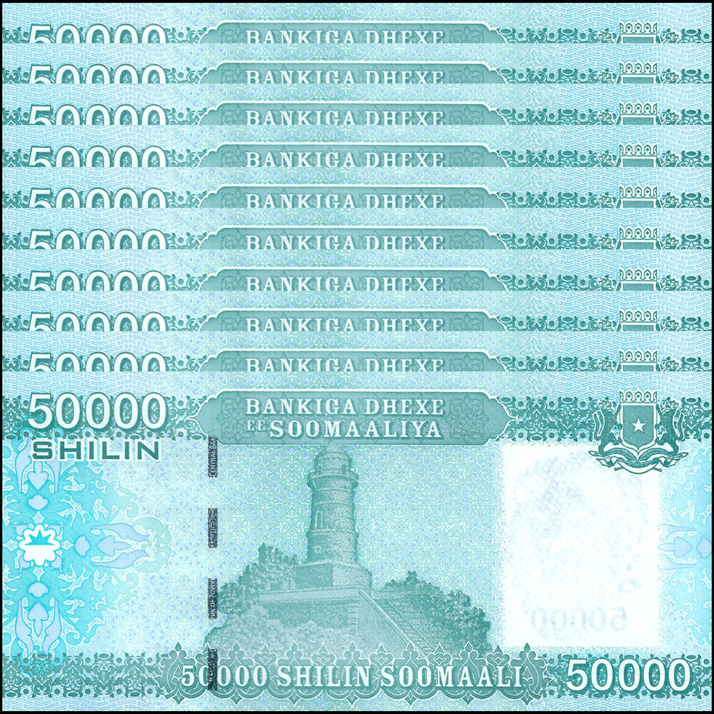 Somalia - 50.000 Shillin 2010 - Pick- 43a / B322a - Set 10 PCS