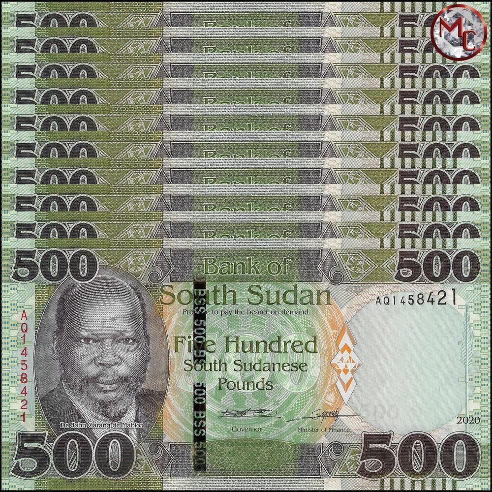 South Sudan - 500 Pounds 2020 - Pick- NEW / B116b - Set 10 PCS