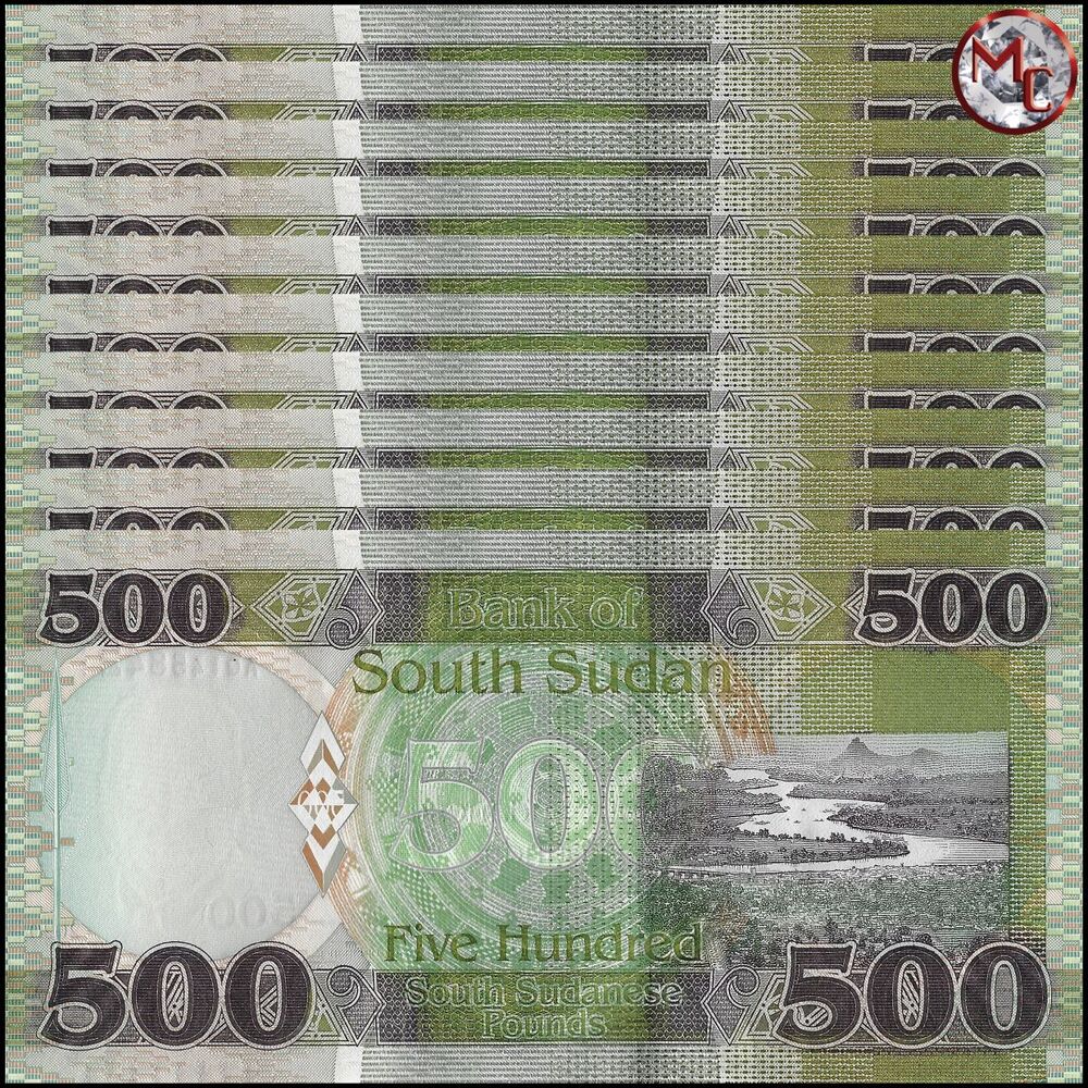South Sudan - 500 Pounds 2020 - Pick- NEW / B116b - Set 10 PCS