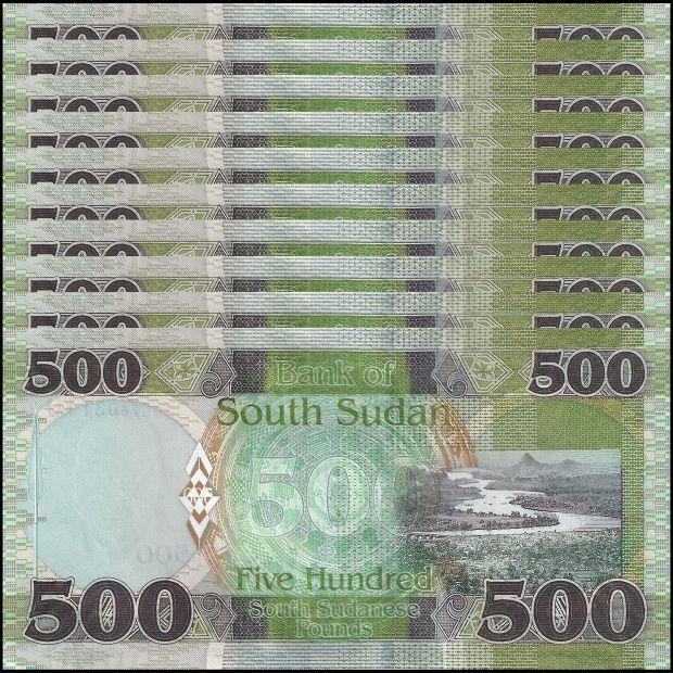 South Sudan - 500 Pounds 2021 - Pick- NEW / B116c - Set 10 PCS