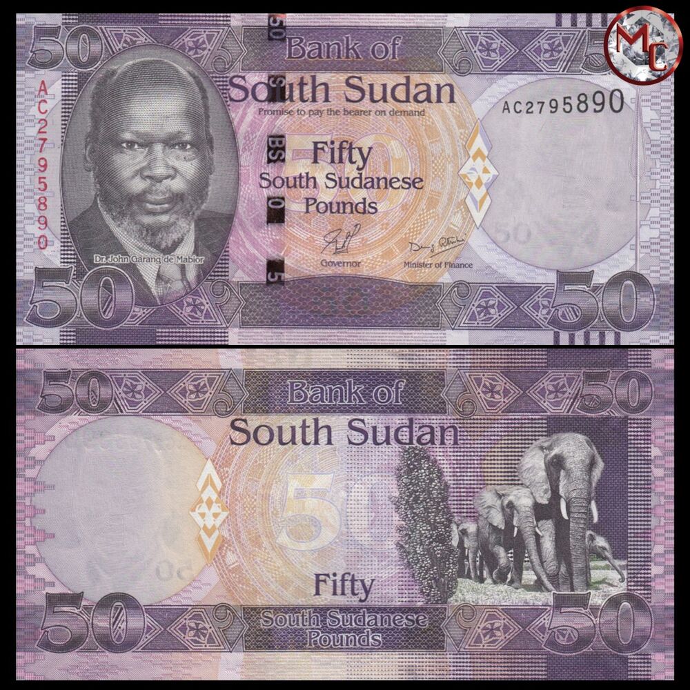 South Sudan - 50 Pounds 2011 - Pick 9 - Set 10 PCS