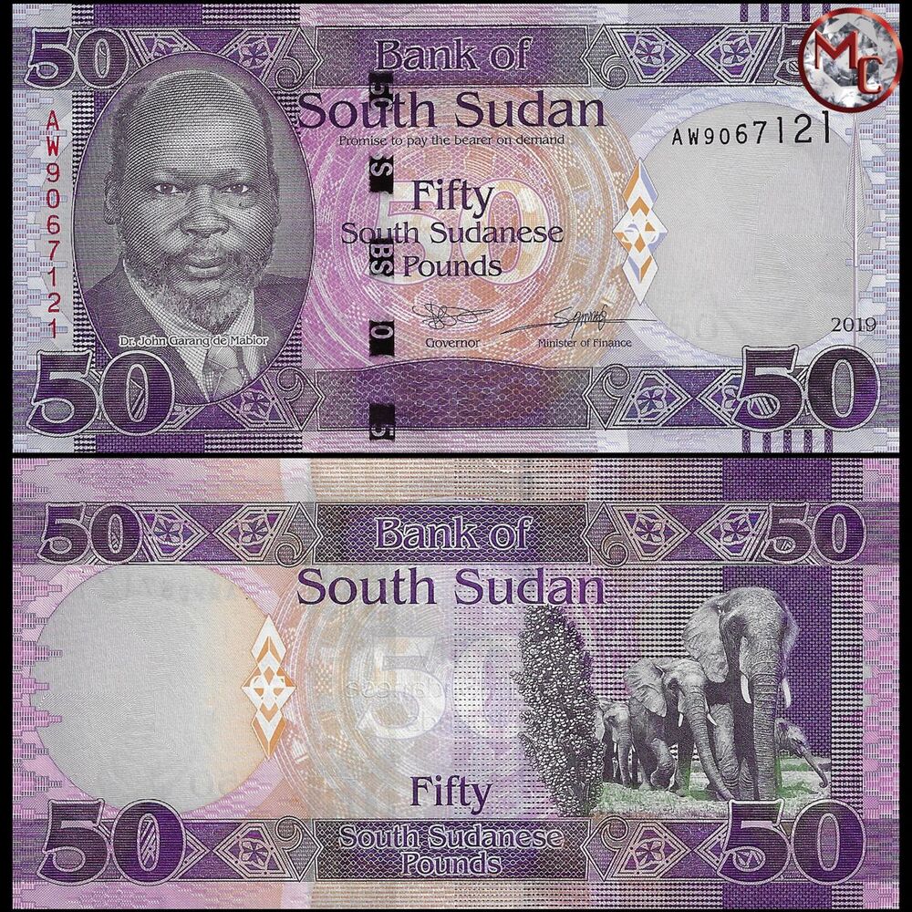 South Sudan - 50 Pounds 2019 - Pick- 14d - Set 10 PCS