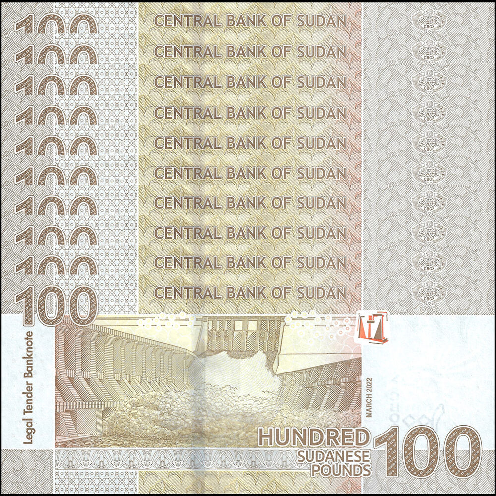 Sudan - 100 Pounds 2022 - Pick- NEW / B413c - Set - 10 PCS
