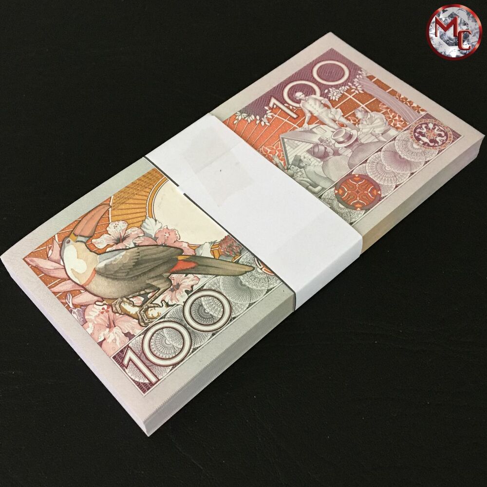 Suriname - 100 Gulden 1986 - Pick- 133a / B519a - Bundle 100 PCS - 