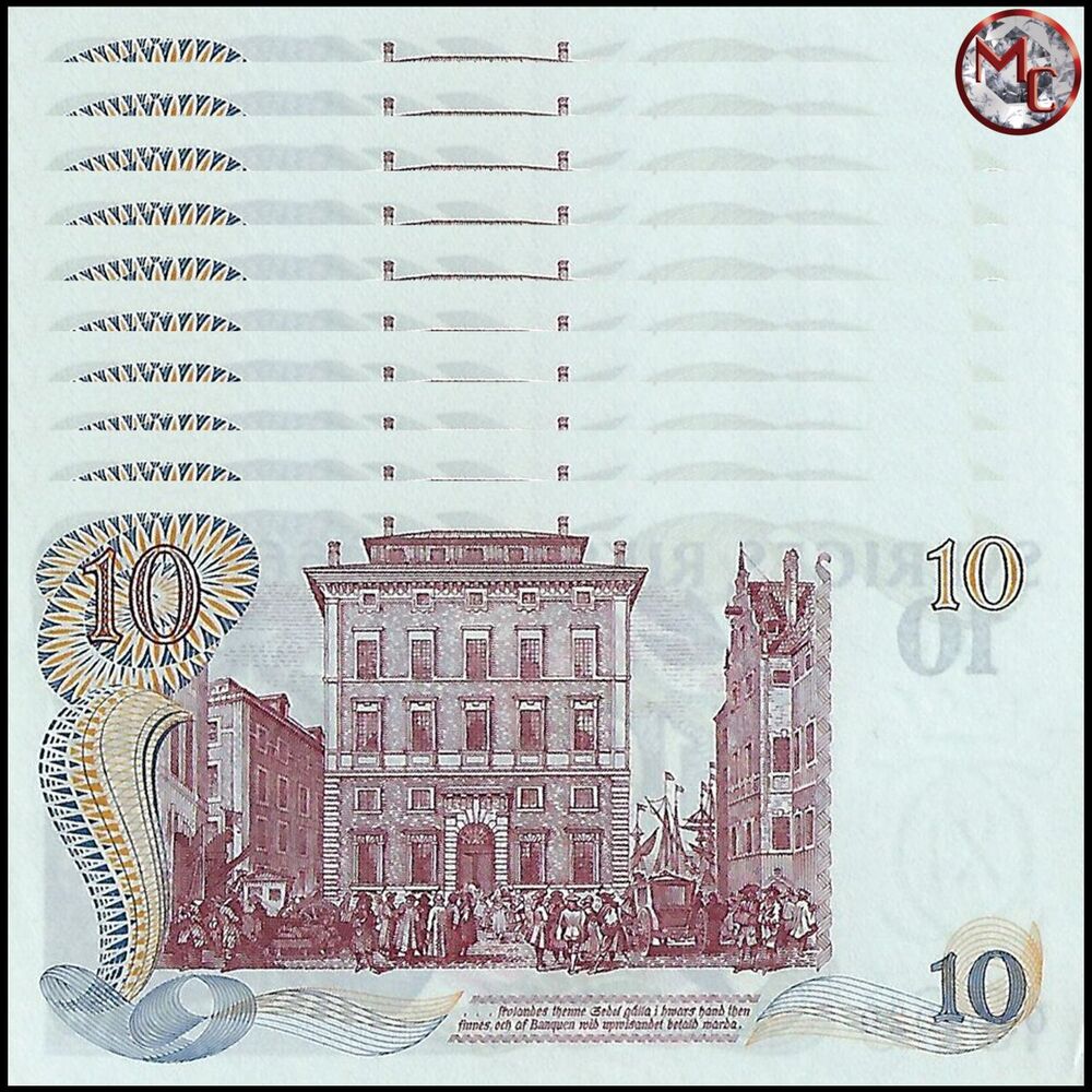 Sweden - 10 Kronor 1968 - Pick- 56 - COMMEMORATIVE - Set 10 PSC