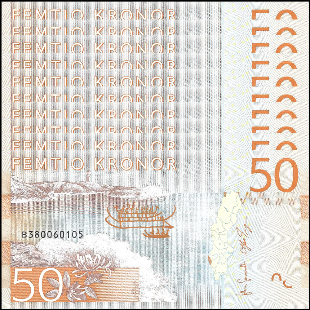 Sweden - 50 Kronor 2015 - Pick- 70 - Set 10 PCS