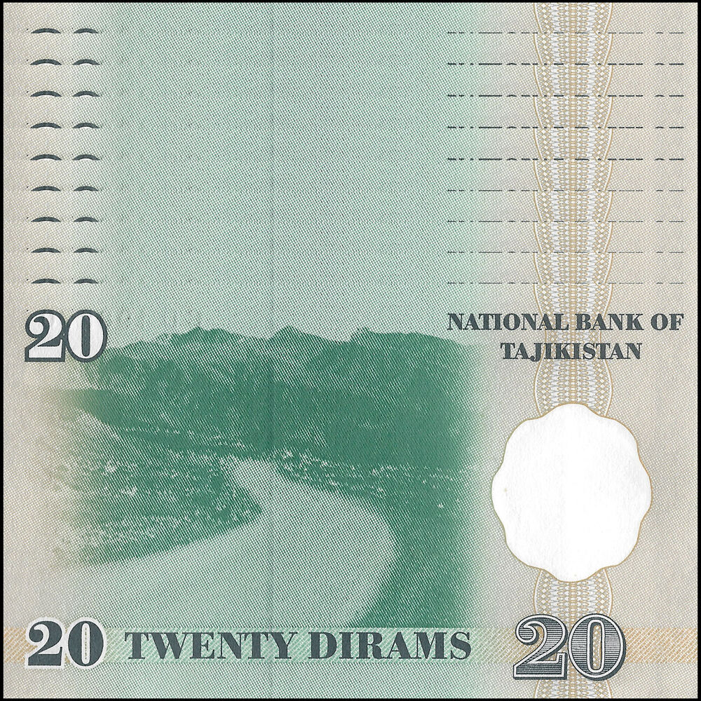 Tajikistan - 20 Diram 1999 - Pick- 12 - Set 10 PCS