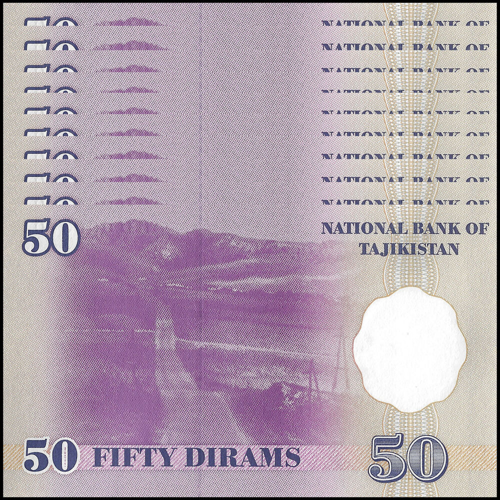 Tajikistan - 50 Diram 1999 - Pick- 13 - Set 10 PCS