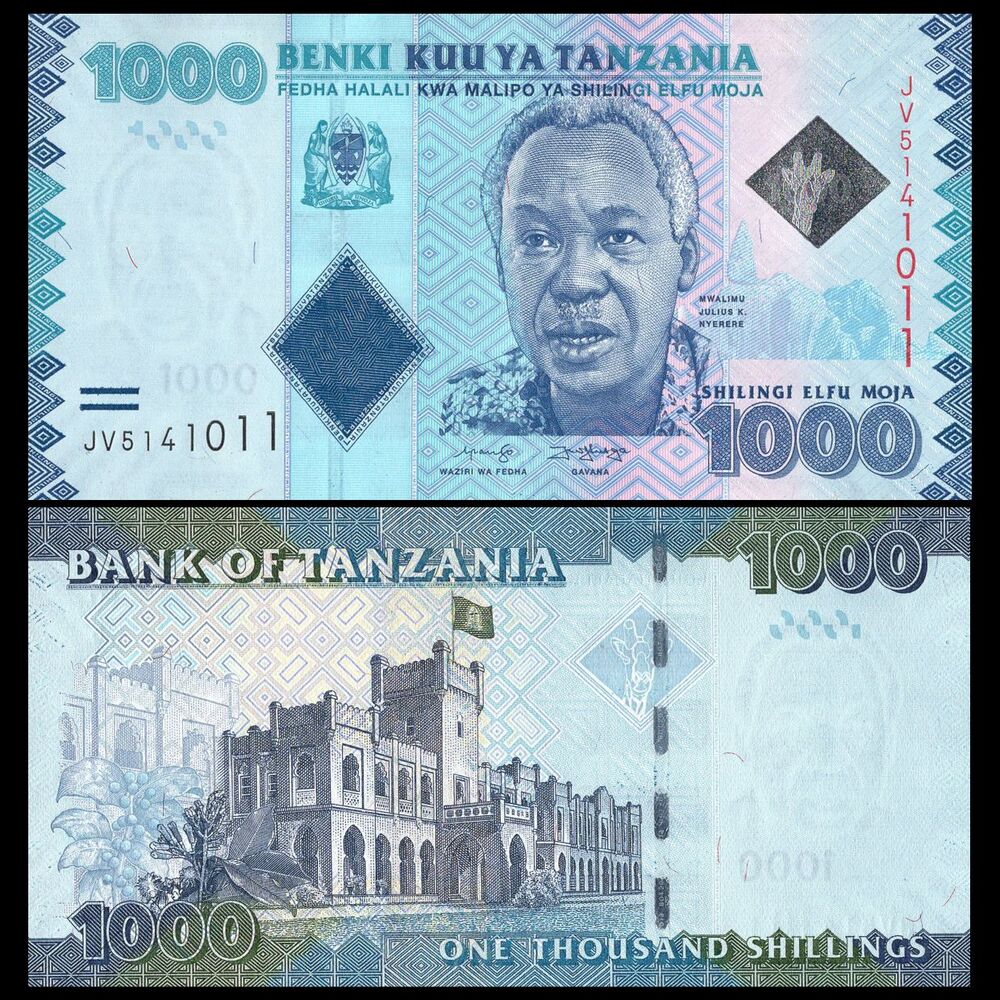 Tanzania - 1000 Shillings 2019 - Pick- 41c / B140c - Set 10 PCS