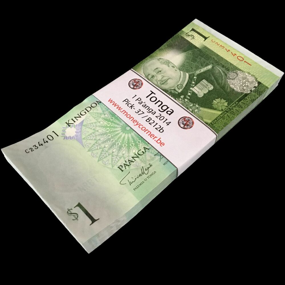 Tonga - 1 Pa'anga 2014 - Pick- 37 / B212b - Bundle 100 PCS