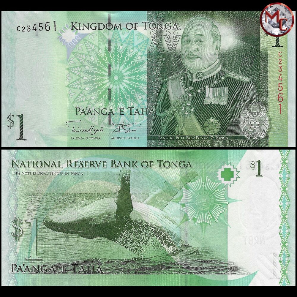 Tonga - 1 Pa'anga 2014 - Pick- 37 / B212b - Set 10 PCS