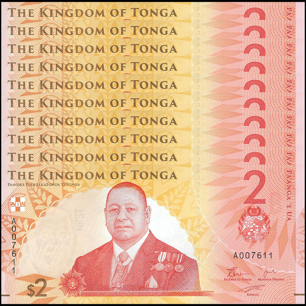 Tonga - 2 Pa'anga 2023 - Pick- NEW / B225a - Set 10 PCS