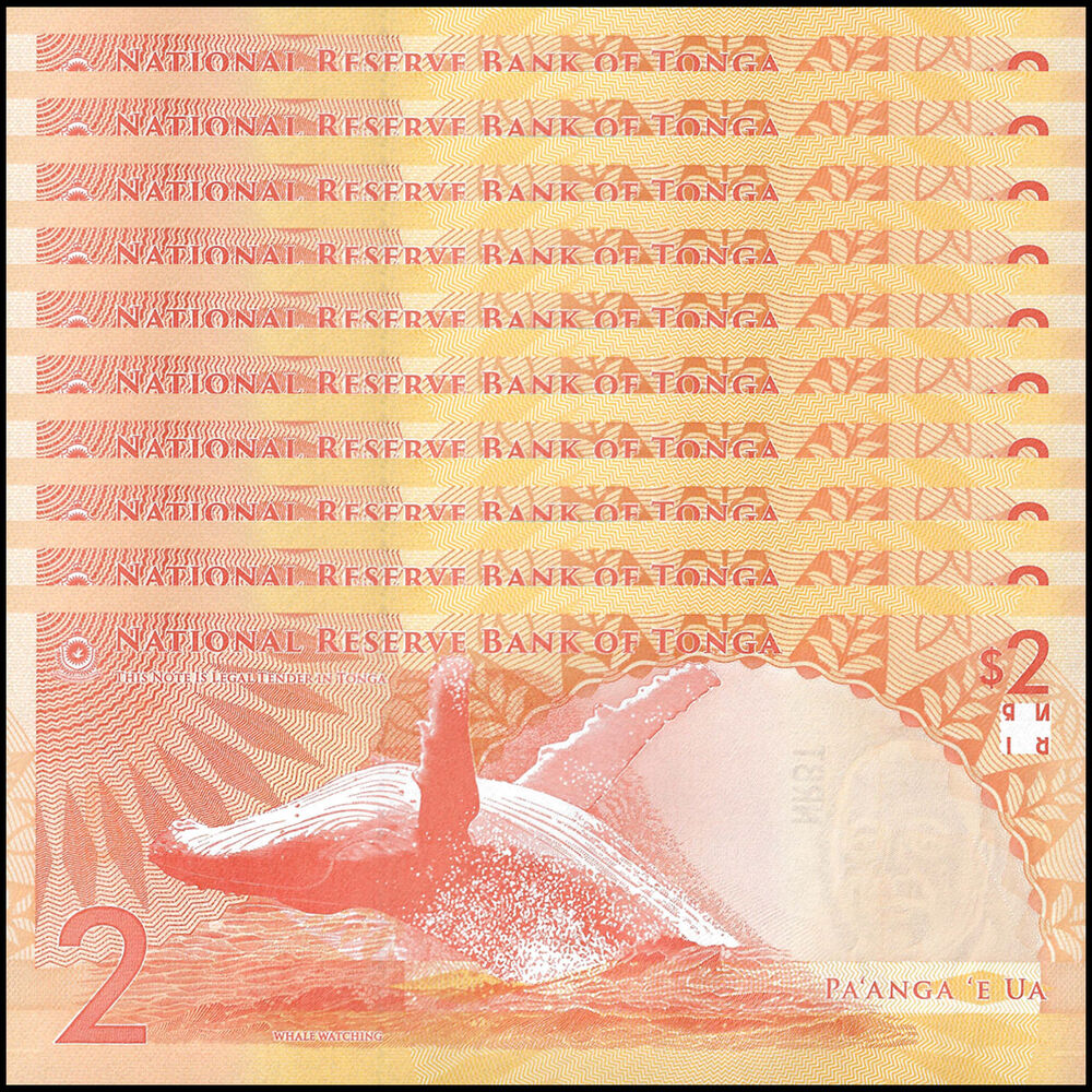 Tonga - 2 Pa'anga 2023 - Pick- NEW / B225a - Set 10 PCS