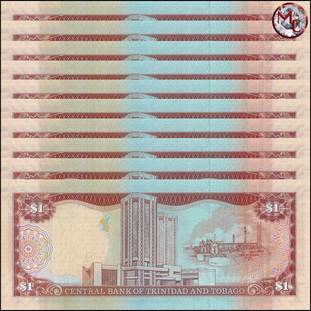 Trinidad and Tobago - 1 Dollar 2013 - Pick- 46A / B228a - Set 10 PCS