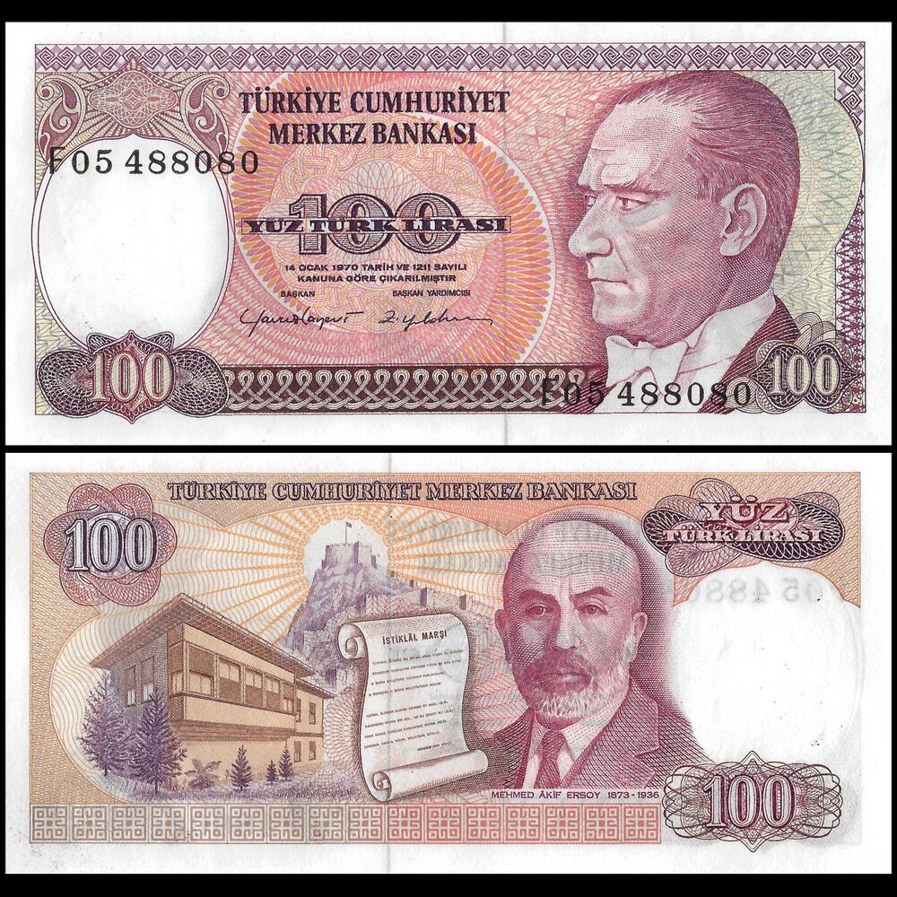 Turkey - 100 Lira 1984 - Pick- 194 - Set 10 PCS