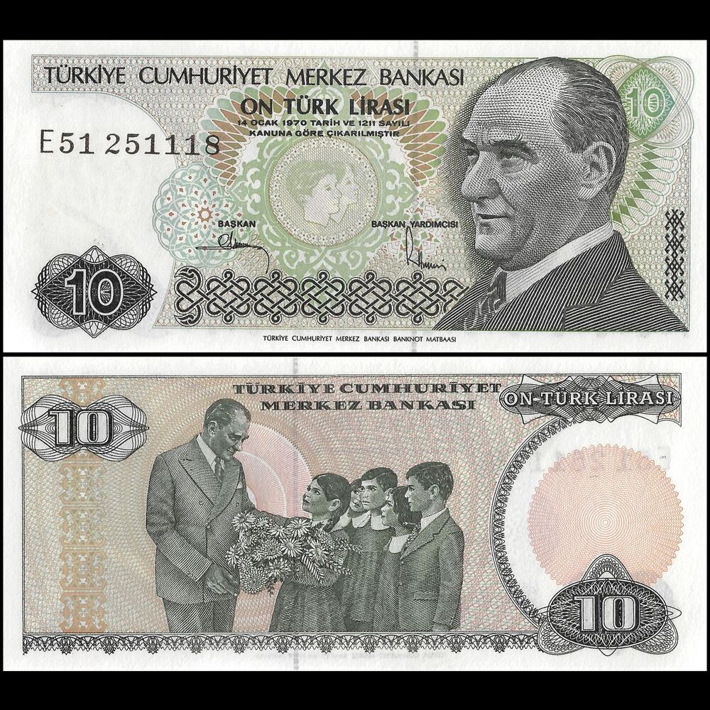 Turkey - 10 Lira 1980 - Pick- 193 - Set 10 PCS
