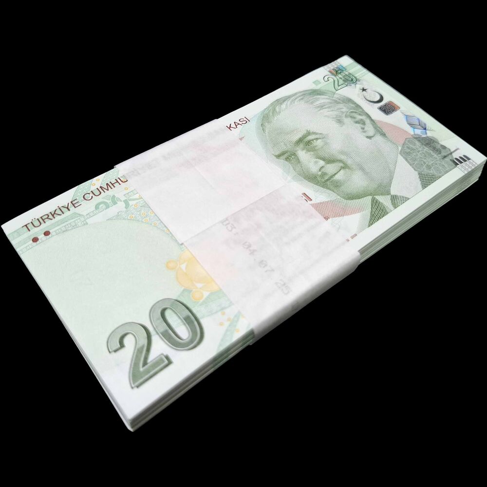 Turkey -  20 Lirasi 2009 - Pick # 224f - Bundle 100 PCS