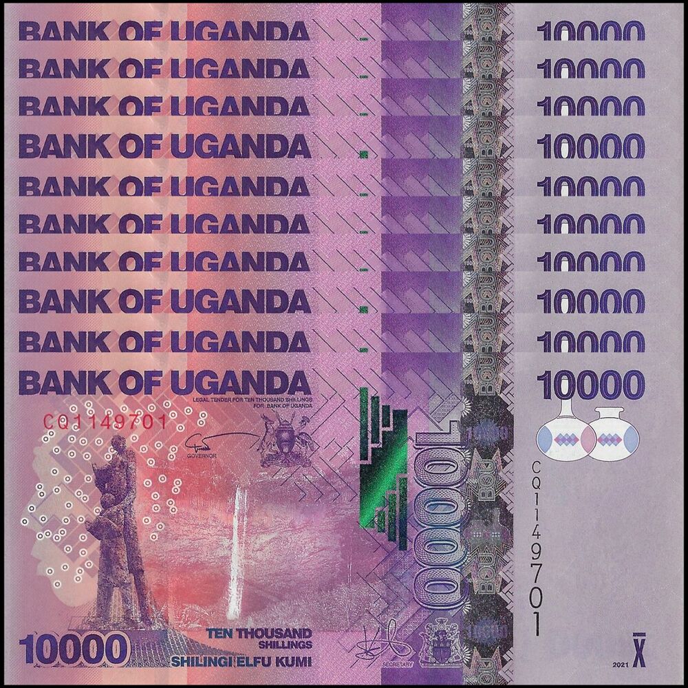 Uganda - 10,000 Shillings 2021 - Pick-NEW / B157g - Set 10 PCS