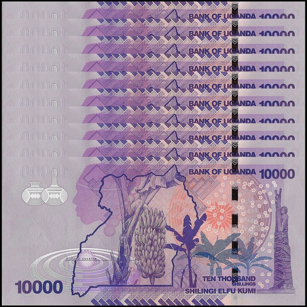 Uganda - 10,000 Shillings 2021 - Pick-NEW / B157g - Set 10 PCS