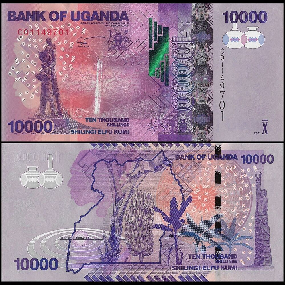 Uganda - 10,000 Shillings 2021 - Pick-NEW / B157g - Set 10 PCS