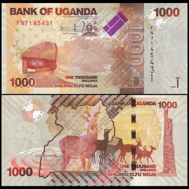 Uganda - 1000 Shillings 2022 - Pick- NEW / B154g - Bundle 100 PCS