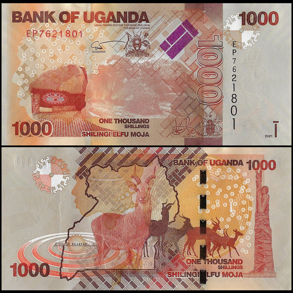 Uganda - 1000 Shillings 2021 - Pick-NEW / B154f - Set 10 PCS