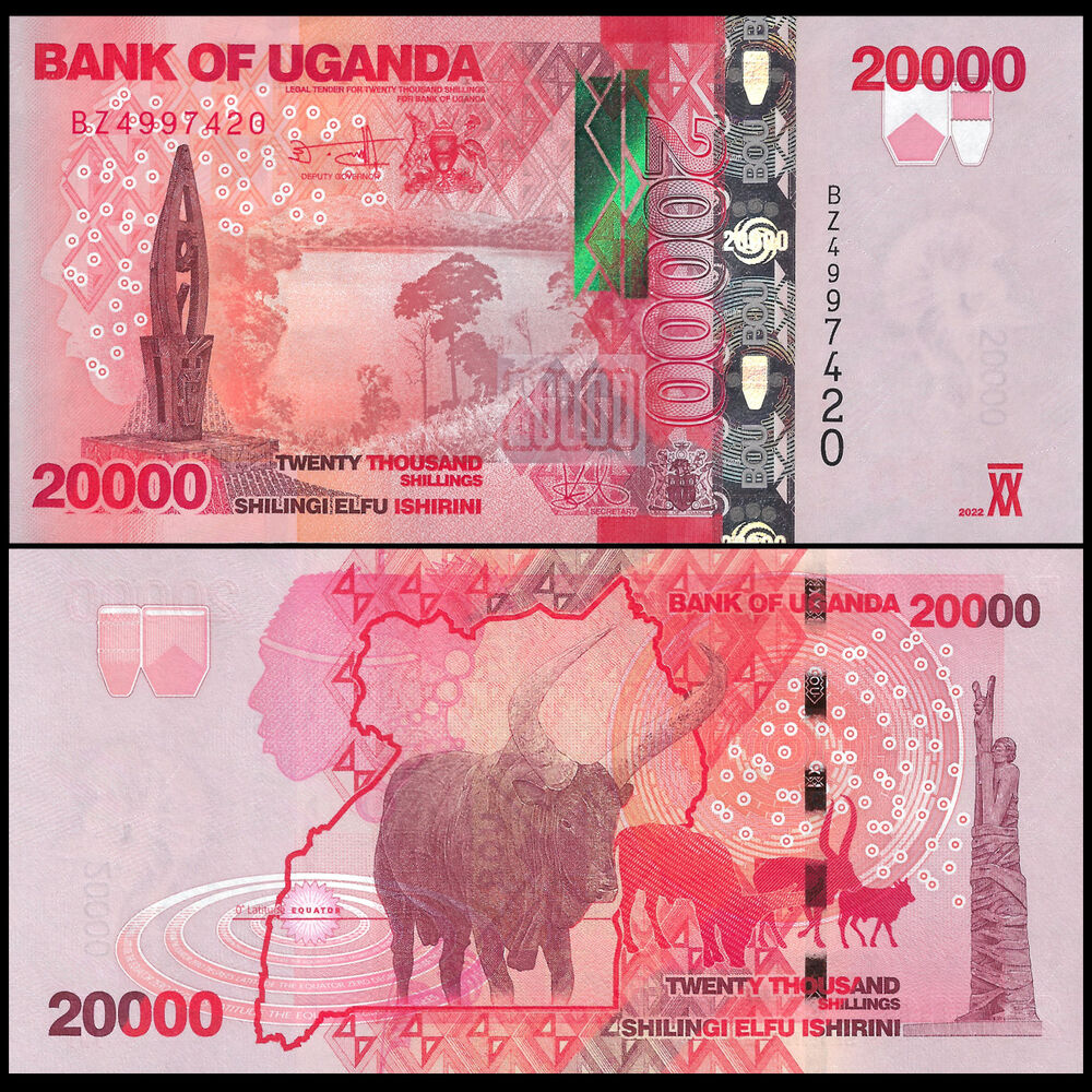 Uganda - 20.000 Shillings 2022 - Pick-NEW / B158g - Set 10 PCS
