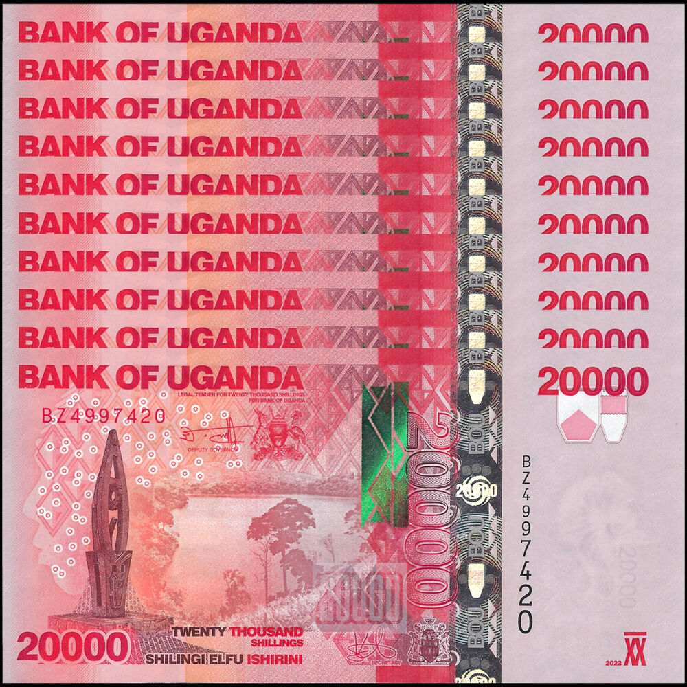 Uganda - 20.000 Shillings 2022 - Pick-NEW / B158g - Set 10 PCS
